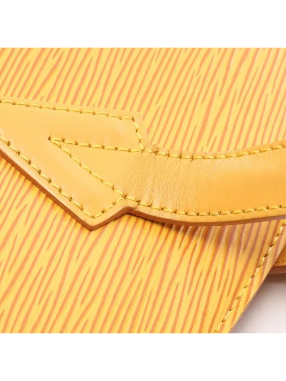 Louis Vuitton Shoulder Bag Saint Jacques Shopping Tassili Yellow Leather